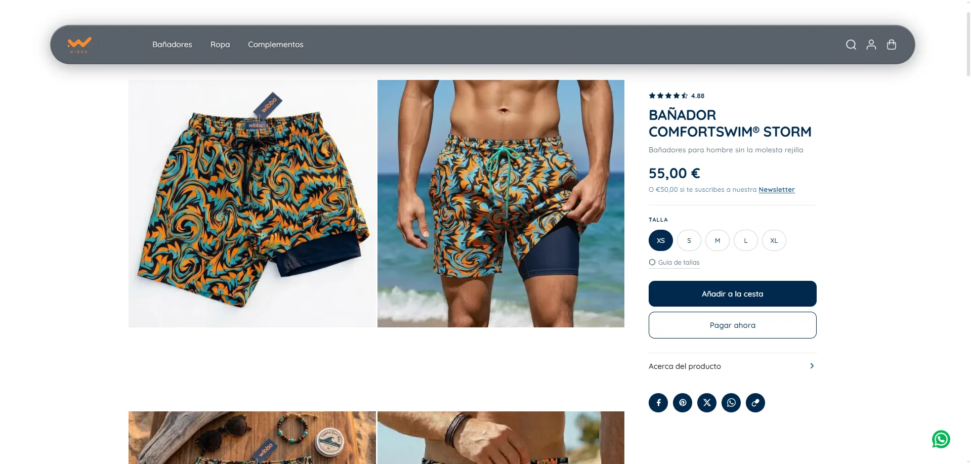 Ecommerce Shopify Wibba dissenyat per DigitalNexe — disseny web i SEO a Andorra